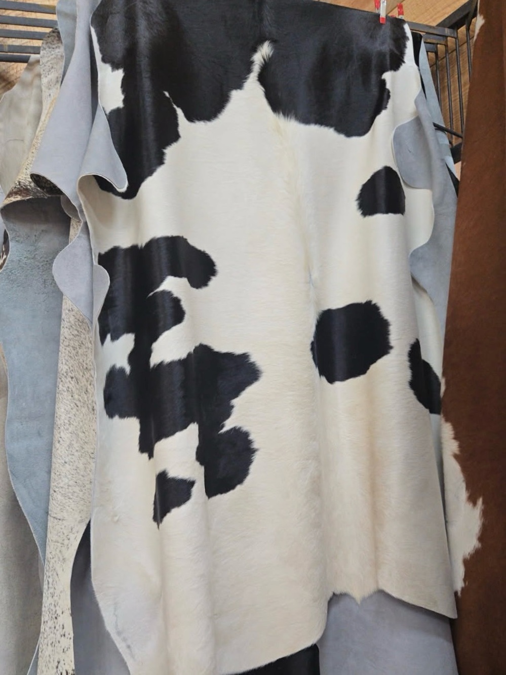 Black & White Cowhide Rug